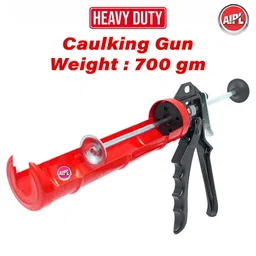 AIPL Ultimate Heavy Duty Caulking Gun, No-Drip Hand Caulk Gun, Silicone Gun with Aluminium Strong Handle, 700gm image 2