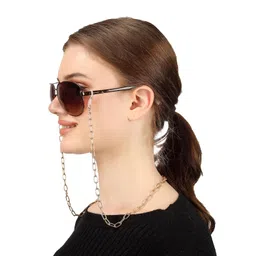 vivid vision Unisex Adult Metal Eyeglass Holder Strap Cord | New Chain Adjust on Sunglasses | Anti-slip Retainer Lanyard String Eyewear Frame | CH-257-A image 1