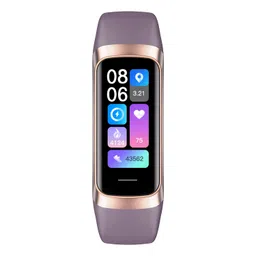 UMEGET Fitness Tracker,1.1 Inch Color AMOLED Screen Smart Watch,25 Sports Modes Heart Rate Sleep Tracker,7 Working Days,Magnet Charging,Thermistor Sensor Bracelet for Kids&Adult (Bordeaux) image 2