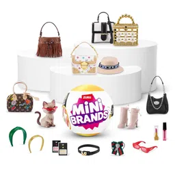 Mini Brands Fashion 2 Capsule by ZURU Real Miniature Fashion Brands Collectible Toy, 2 Capsules of 5 Mystery Miniature Brands for Girls, Teens, Adults and Collectors (2 Capsule) image 3
