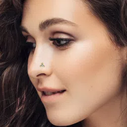 valanova Hallmarked Gold & Certified Lab Grown Diamond 0.02cts | Nosepin For Women/Girls | Stylish & Elegant | VGNP0017 image 3