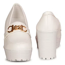 commander shoes High Heel Pull On Belly Shoe for Women and Girl (848) image 5