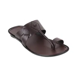 metro Men Synthetic Leather Chappal image 2
