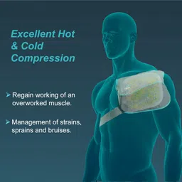 Tynor Hot & Cold Pack (Beads) | Therapy Pack for Pain Relief, Reusable Compress for Injuries & Swelling | Universal Size (Grey, 1 Unit) image 2