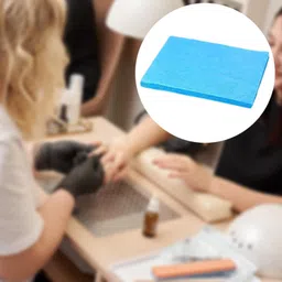 100 Pieces Nail Dust Collector Filter Easy to Use Dust Filter Pads for Home Blue image 4