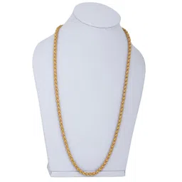 superstore18 Brass Gold plated handmade floral Gajra flower design, Chandramukhi dashavtar Chain necklace Jewellery for Men and Women (SST1259CNSV) image 4