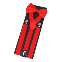 myaddiction Mens Women Suspenders Bowtie Set Y Shape Adjustable Braces for Party Wedding image 5