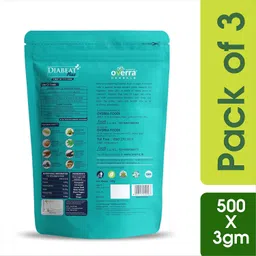 OVERRA HERBALS Diabeat Plus Diabetic Friendly Herbal Cane Sugar Free From Chemical Natural Substitute Without Side Effects Very Safe, Low Glycemic Index (Gi) 500 G Zipper Lock Pouch (Pack Of 3) image 2