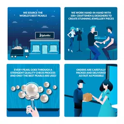 sri jagdamba pearls dealer Aurora Pearl Necklace Set for Women, Necklace to Gift Women & Girls| With Certificate of Authenticity AAA Quality image 3