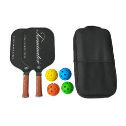 Fashion My Day Carbon Fiber Pickleball Paddle with Comfortable Nonslip Grip for Competition with Bag 4 Balls | Racquets | Tennis | Tennis & Racquet Sports image 3