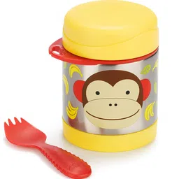 Skip Hop Zoo Insulated Little Kid Food Jar Monkey image 2