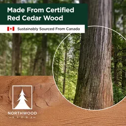 Northwood Sauna - Sauna Ladle - Handmade from Canadian Red Cedar Wood - 100 ML Capacity Spoon image 4