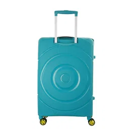 american tourister Polycarbonate Material Circurity Max 68 cm Small Hardside Cabin Suitcase with Xtrasecu 3-Point Locking System & Double 8 Spinner Wheels for Unisex - Scuba Blue image 4