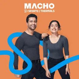 sporto (Macho Ultima Women's Thermal Top | Thermal Inner with Round Neck & 3/4 Sleeves | Ultra-Thin, Feather-Soft Fabric | Triple Insulated for Extra Warmth | Solid image 5