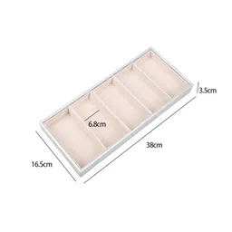 atorse Sunglasses Holder Organizer Eyeglass Storage Case for Desktop Drawer Dresser Argent image 2