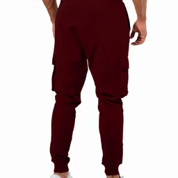 jugular Men's Cotton Printed Cargo Track Pant image 3