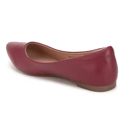 allen solly Women Maroon Casual Ballerinas image 2