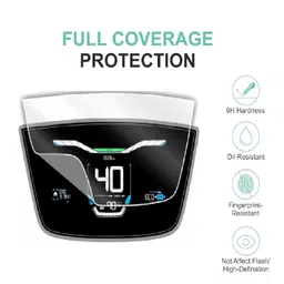 generic RTN Traders Screen Guard Compatible for ATHER 450S Electric Scooter || 7 Inch Speedo Meter Protector || Soft Flexible TPU Cover for Ather 450 S EV Bike [Not A Tempered Glass] [Pack of 1] image 2