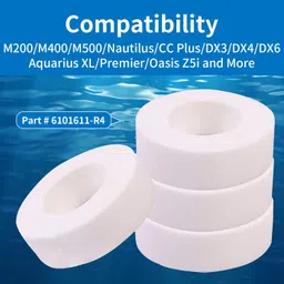 SUNRRA Durable Climbing Ring Replacement for Dolphin Nautilus CC Plus Robotic Pool Vacuum Cleaner, M200/M400/M500/DX3/DX4/DX6 More, Part # 6101611-R4, Replace Maytronics Dolphin Parts, 4 Packs image 2