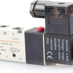 1/4" Single Sølenoid Vālve 5 Way 2 Position 220v| Single Sølenoid Valve| 220v Single Solenoid Valve| Single Solenoid Valve 1/4" 5 Port 2 Position | Coil 220V AC SOLTAIREJACO image 2