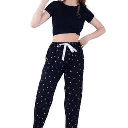 weet Women's Cotton All Over Printed Pyjama | Lower |Pant | Lounge Pyjama for Women image 1