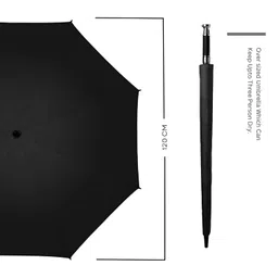 ginoya brothers UV Protection Umbrella, Automatic Open Hook Handle Stick Golf Umbrellas for Rain, Sun & Wind Protection image 4