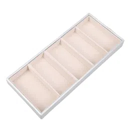 atorse Sunglasses Holder Organizer Eyeglass Storage Case for Desktop Drawer Dresser Argent image 4