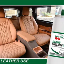 SWISS GOLD Silicone Emulsion 1L | Works as Dashboard Polish, Exterior Trim Restorer, Plastic, Rubber Parts | All in One Polish for Automotive, Household and Industrial Use (1 Liter) image 4