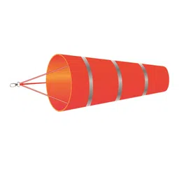 Windsock Wind Measurement Wind Direction Indicator Hanging Reflective Belt Red image 2