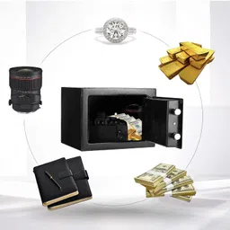 Ostin Safe and Lock Box, Steel Money Safe Box for Home, Double Unlock Smart Layout, Strong Anti-Prying Performance and All Steel Structure, for Office or Hotel image 2