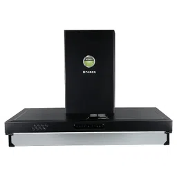 Faber 3 way suction chimney with Air purifier & Fan,90 cm,1095 m³/hr (HOOD 3N1 AEROST. SPARK PRO 3D BK FT 90,Baffle Filter,Black) image 1