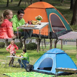 nikrim Nikrim™Waterproof Polyester Camping and Outdoor Tent 8 Person Tent (Multi Color) (8 Person Tent) image 4