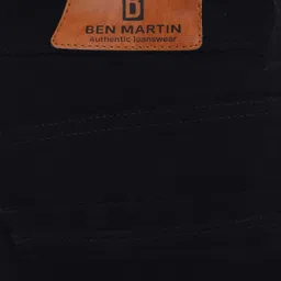 ben martin Men's Regular Fit Stylish Stretchable 36 Size Black Casusal Denim Jeans Pant for Men, JJ3-9 image 5