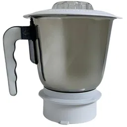 Kaus Kitchen - Sujata mixer grinder compatible Wet grinder Jar - 850 ML (Stainless Steel, White) - Fits 900 watt Sujata mixi powermatic, supermix, dynamix and frootmix. image 1