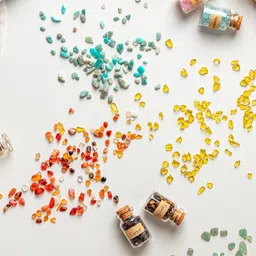 KHOCOEE 12 Different Gemstone Bottles Chip Crystal Healing Tumbled Gem Reiki Wicca Stones Set, Chakra Healing Crystals, Witchcraft Crystals image 4