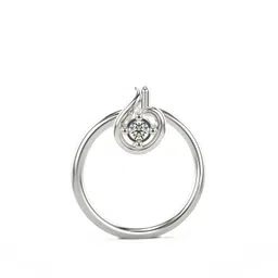 valanova Hallmarked Gold & Certified Lab Grown Diamond 0.01cts | Nosepin For Women/Girls | Stylish & Elegant | VGNP0003A image 1