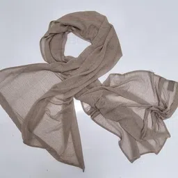 icw Women's Lightweight Crinkle Shimmer Jersey Hijab Stoles Shawl Scarf (Size 90 * 180 cm) image 3