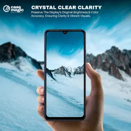 case-magic Pack of 2 Tempered Glass Screen Protector for Redmi 14C 5G, Redmi 14R 5G, Redmi A4 5G (6.88 Inch) – 9H Hardness, Scratch Resistant, Ultra Clear, Responsive Touch, Bubble-Free image 5