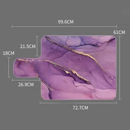 UJEAVETTE® Pilates Reformer Mat Sweat Absorbing Gym Machine Equipment Yoga Accessories Style B image 2