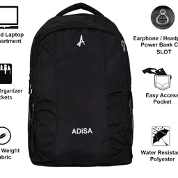 adisa Light Weight Laptop Backpack 32 Ltrs image 2