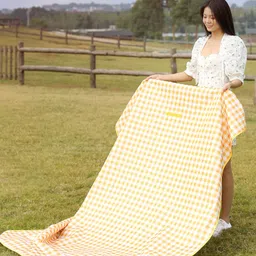 mahekuct Mahek Folding Picnic Mat Waterproof Blanket Picnic Blankets Beach Outdoor Camping on Grass Travel Sand Proof Foldable Portable Mat Bag (100 x 150cm Packof 1) image 4