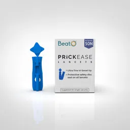 BeatO PrickEase Lancets | Glucometer Lancets Designed for Safe and Hassle-Free Blood Glucose Testing | Lancets for Glucometer (Pack of 50) image 2