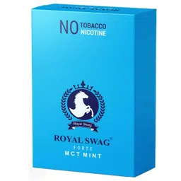 ROYAL SWAG Ayurvedic & Herbal Cigarette, Mint Flavour Smoke for Nicotine Free & Tobacco Free Cigarettes with Shot Helps in Quit Smoking - (20 Sticks Pack, Shot -1) image 1