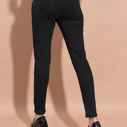 tokyo talkies Women's Slim Fit Regular Jeans | Stretchable Mid-Rise Jeans Pant image 3