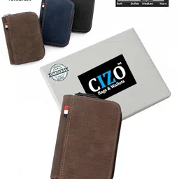 cizo 11 Slot RFID Protected Leather Credit Debit Card Holder Wallet Money Zipper Coin Purse for Men & Women image 5
