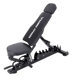 Gamma Fitness Adjutable Exercise Gym Bench MB-900 | Laser Cutting Adjustable Panels | Commercial Quality | 500 Kg Load Bearing Capacity | For Commercial Gym or Home Gym (Imported) image 2