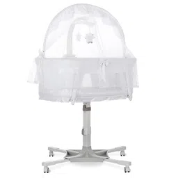Dream on Me Breeze Swivel Bassinet in White image 2