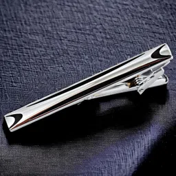 lucky jewellery Men Jewelry Silver Plated Black Color Cufflink Formal Sleeve Button Cuff Shirt Button, Suit, Blazer Cufflinks and Tie Pin Combo Gift Set For Men (610-CHC5-1005-S) image 4