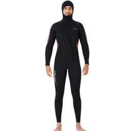 ujeavette UJEAVETTE® Diving Wetsuit Wet Suit Surf Diving Suit Men Water Swimsuit Black XXL image 4