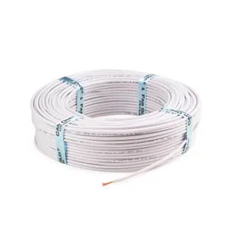 cabone Lite Single Core Electrical Wire WHITE 90 Meter, 1.0 SQ.MM. |PVC electrical insulated CCA Copper wire image 3